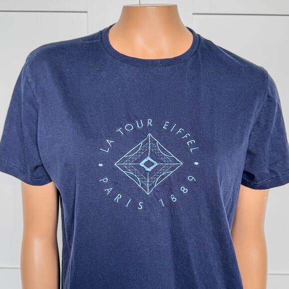 La Tour Eiffel, Navy Blue Sig. Collect. Aerial View of Eiffel Tower, Paris - M - Picture 3 of 7